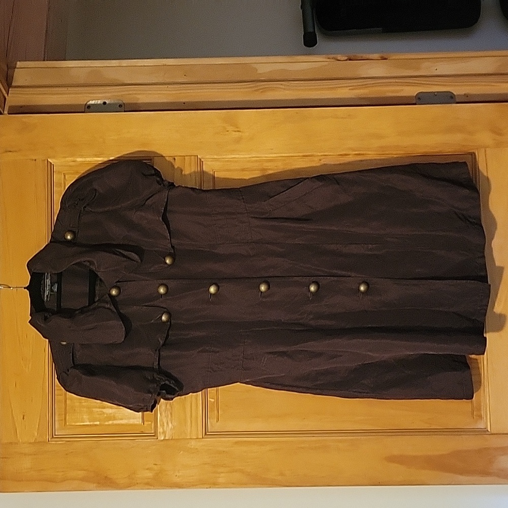 Vertigo brown silk dress XL